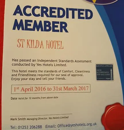 Hotel St Kildas, Blackpool