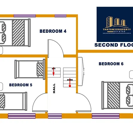 Spacious 6-bedroom In Bedes,